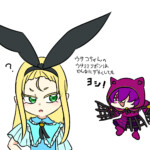 右は現場猫のパロディ
